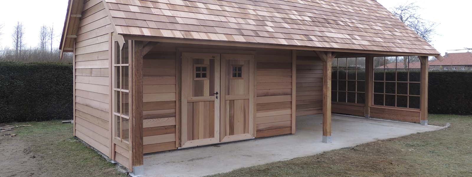 Tuinhuizen, Carports en Poolhouses. Eigenhandig en vakkundig geplaatst.

